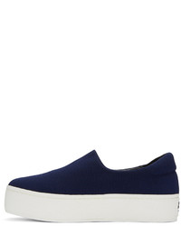 dunkelblaue Slip-On Sneakers von Opening Ceremony