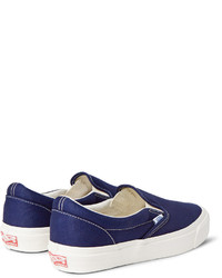 dunkelblaue Slip-On Sneakers von Vans