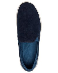 dunkelblaue Slip-On Sneakers von Quiksilver