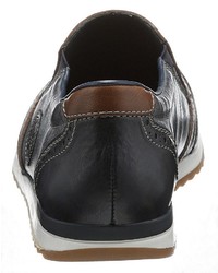 dunkelblaue Slip-On Sneakers von Rieker