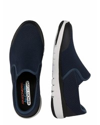 dunkelblaue Slip-On Sneakers von Skechers