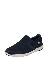 dunkelblaue Slip-On Sneakers von Skechers