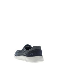 dunkelblaue Slip-On Sneakers von Skechers