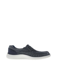 dunkelblaue Slip-On Sneakers von Skechers