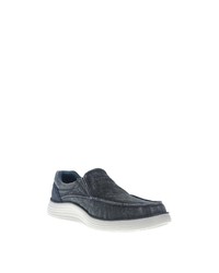 dunkelblaue Slip-On Sneakers von Skechers