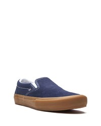 dunkelblaue Slip-On Sneakers von Vans