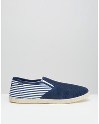 dunkelblaue Slip-On Sneakers von Rock & Religion