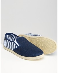 dunkelblaue Slip-On Sneakers von Rock & Religion