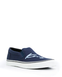 dunkelblaue Slip-On Sneakers von Kenzo