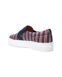 dunkelblaue Slip-On Sneakers von Swear