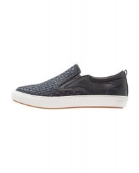 dunkelblaue Slip-On Sneakers von Wrangler