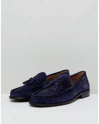 dunkelblaue Slipper mit Quasten von Ben Sherman