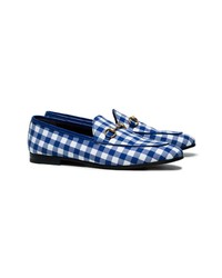 dunkelblaue Slipper von Gucci