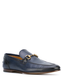 dunkelblaue Slipper von Gucci