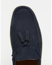 dunkelblaue Slipper von Aldo