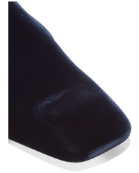 dunkelblaue Slipper von Jil Sander
