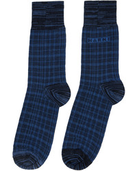 dunkelblaue Socken von Marni