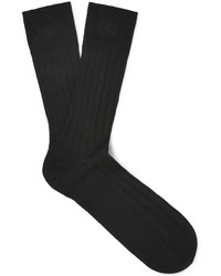 dunkelblaue Socken von John Smedley