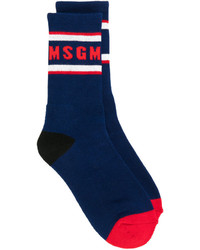 dunkelblaue Socken von MSGM