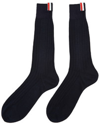 dunkelblaue Socken von Thom Browne