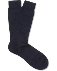 dunkelblaue Socken von Pantherella