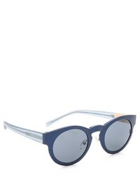 dunkelblaue Sonnenbrille von 3.1 Phillip Lim