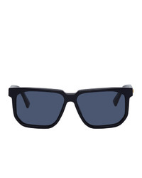 dunkelblaue Sonnenbrille von Bottega Veneta