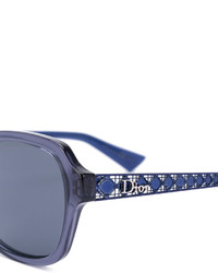 dunkelblaue Sonnenbrille von Christian Dior