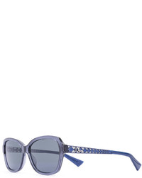 dunkelblaue Sonnenbrille von Christian Dior
