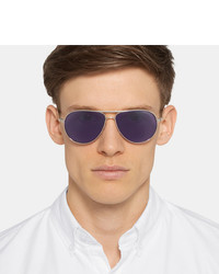 dunkelblaue Sonnenbrille von Tom Ford
