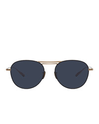 dunkelblaue Sonnenbrille von Oliver Peoples