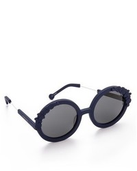 dunkelblaue Sonnenbrille von Preen by Thornton Bregazzi
