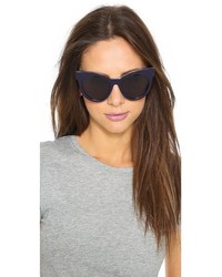 dunkelblaue Sonnenbrille von Karen Walker