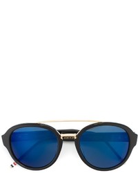 dunkelblaue Sonnenbrille von Thom Browne