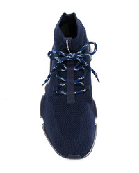 dunkelblaue Sportschuhe von Balenciaga