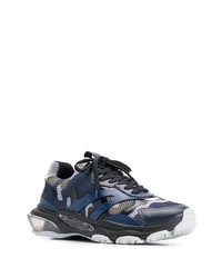 dunkelblaue Sportschuhe von Valentino Garavani