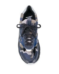 dunkelblaue Sportschuhe von Valentino Garavani