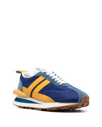 dunkelblaue Sportschuhe von Lanvin