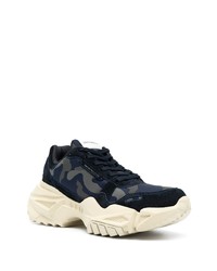 dunkelblaue Sportschuhe von Emporio Armani