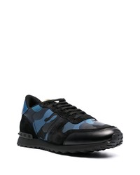 dunkelblaue Sportschuhe von Valentino Garavani