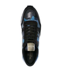 dunkelblaue Sportschuhe von Valentino Garavani