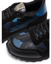 dunkelblaue Sportschuhe von Valentino Garavani