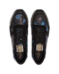 dunkelblaue Sportschuhe von Valentino Garavani