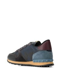 dunkelblaue Sportschuhe von Valentino Garavani