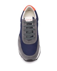 dunkelblaue Sportschuhe von Marni