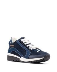 dunkelblaue Sportschuhe von DSQUARED2