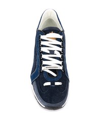 dunkelblaue Sportschuhe von DSQUARED2