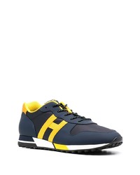 dunkelblaue Sportschuhe von Hogan