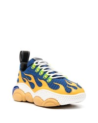 dunkelblaue Sportschuhe von Moschino