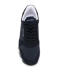 dunkelblaue Sportschuhe von Emporio Armani